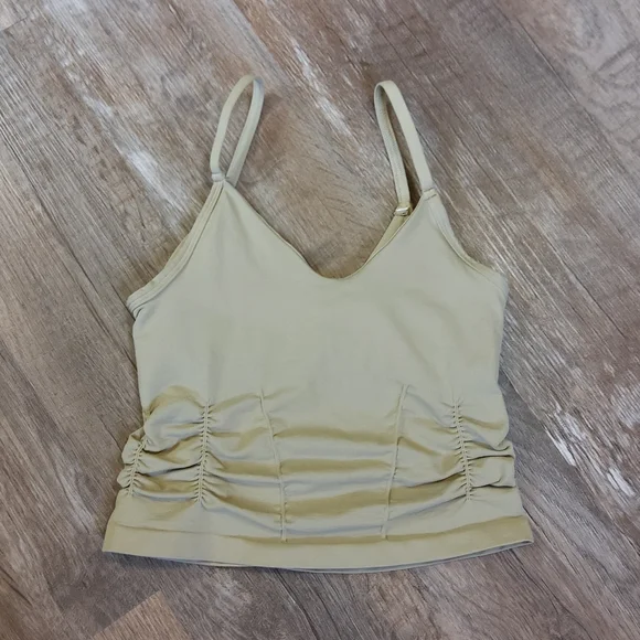 FREE PEOPLE Good Karma Ruched Crop Tank NWOT - XS/S - Picture 4 of 11